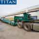 TITAN lowbed with front loading design goozeneck low bed trailers