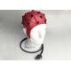 Professional Red Color EEG Electrode Cap With 10 20 EEG Measuring System