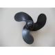 Plastic 3 Blade Boat Propeller , Replacement Outboard Propellers F6 309-64106-0 309641060M