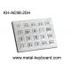 Industrial Stainless steel Kiosk Keypad , Water proof , Dust proof Keyboard