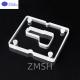 Custom Shaped Fused Quartz Plates With Through Holes Optical