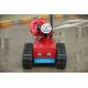 Remote Control Automatic Fire Fighting Robot , Fire Extinguisher Robot