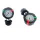 1/2NPT Double Side PP Differential Pressure Gauge Anti Corrosion