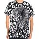 New Design Fashion Leopard Pattern All Over Sublimation T Shirt Crew Neck Casual