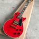 New custom shop red LP electric guitar in silver burst