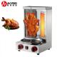 Automatic Rotating Gas Type LPG/NG Doner Kebab Machine Chicken Shawarma Grill Machine