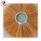 Yellow Snow Sweeper 50PCS Road Wafer Brush ISO9001 Sweeping Brush