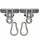 2 Heavy Duty Ductile Iron Swing Hangers for Wooden Sets Includes 2 Snap Hooks