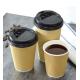 7/8/12/16/22 oz ripple wall paper cup cup for coffee, espresso, cortado, latte, cappuccino and tea, food grade safe