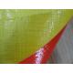 yellow/red laminated pe tarpaulin fabric,waterproof tarps