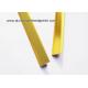 14mm Width T - Shaped Aluminum Tile Brace / Strip With Gloss Polished Gold