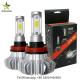 Practical Aftermarket Headlight Bulbs 12000 Lumen Cob ISO 9001 Certification