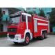 12000L Fire Fighting Vehicle , 6 Seats Fire Service Truck High Visibility Multitasking