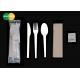 Biodegradable Disposable CPLA Compostable Cutlery Kit Sustainable