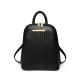 25.5x30x13CM Polybag Leather Woven Backpack PU Leather EN17