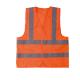 Customized High Visiable Reflective Outdoor Work Warning Safety Vest with Pockets Green