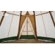 Canvas Outdoor Large Tipi Tent For Glamping 20-120 People