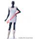 CHARLOTTE GROUP FIBREGLASS FULL BODY FEMALE MANNEQUINS GLOSSY COLOR ABSTRACT BALD HEAD