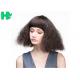 Fashion Black Curly Short Synthetic Wigs / Bob Wigs With Bangs For Black