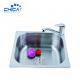 Stainless Steel Kitchen Sink Press Kitchen Sink Single Bowl Kitchen Sink With Faucet