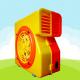 Lightweight Plastic Air Blower , Jump House Blower Thermal Shutdown Protection