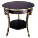 European Style Round Top Side Coffee Table Hand Carved Gilding Modern Coffee Table