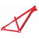 26er Dirt Jump 4x Bike Frame Red Color Aluminum Alloy 6061 Customized Painting