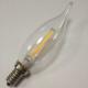 energy saving led filament candle bulb E12 base led candelabra lamp filament COB 2200K 2700K China supplier