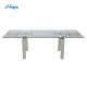 2000mm Length Rectangular Extendable Dining Table With Glass Top  DT-31120