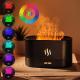 Newest Hot Sell Luftbefeuchter 180Ml Colorful Aroma RGB Led Diffuser 3d Flame Humidifier Ultrasonic Oil Flame Aroma Diffuser