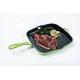 9 Inch Duracast Enameled Cast Iron Grill Pan With Long Handle