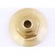80*80 Hot Forged Parts 75mm Brass / Copper Control Valve CNC Turning Process