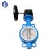 Acid and Alkali Resistant Cast Iron EPDM Wafer Butterfly Valves for Customized Needs