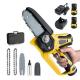 24V 18m/S Cordless Brushless Portable Chain Saw Rechargeable For Wood Cutting