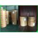 60gsm 15mm - 600mm Unbleached Kraft Straw Paper For Drinking Customized