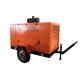 Diesel Mobile Screw Air Compressor Two Wheels 425CFM 10 Bar