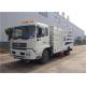 RHD Dongfeng 4x2 Vacuum Sweeper Truck , 4000 Liters Road Cleaning Machine