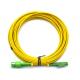 E2000 APC To SC APC Duplex Fiber Optic Cable OS2 Single Mode 2.0mm Bend Insensitive