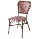 Patio French Bamboo Look Stackable Bistro Dining Chairs