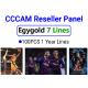 Egygold CCCam Reseller Panel For Astra Hotbird Turksat Eutelsat 7 lines Cline