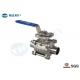 Stainless Steel 316 L Sanitary  Ball Valve in Welding Ends For Beer Industry