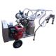 Hand Operated Electric Mobile Milking Unit With Rotary Vane Vacuum Pump