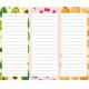 Customized Fruit Magnetic Pad For Fridge Kitchen Food Planner