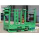Green Powder Coated 1.5M Depth 60 Stackable Steel Pallets