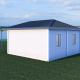 Light Steel 20ft Flat Pack Container House Prefab Camping Homes Detachable  20 Foot