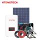 Monocrystalline Silicon Solar And Wind Hybrid System 2400wh Storage Power