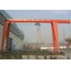 Lifting Tools Portal Single Girder Gantry Crane , Warehouse Gantry Crane Capacity 5 Ton