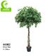 Fire Retardant Aesthetic Faux Ficus Plant , 8ft Artificial Palm Tree In Green