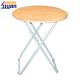 Wooden Adjustable Table Top / Round MDF Table Top For Home Study Desk