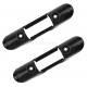 Black Plastic Kayak Boat Accessories , Kayak Hardware Accessories Clip Holder Paddle Oars